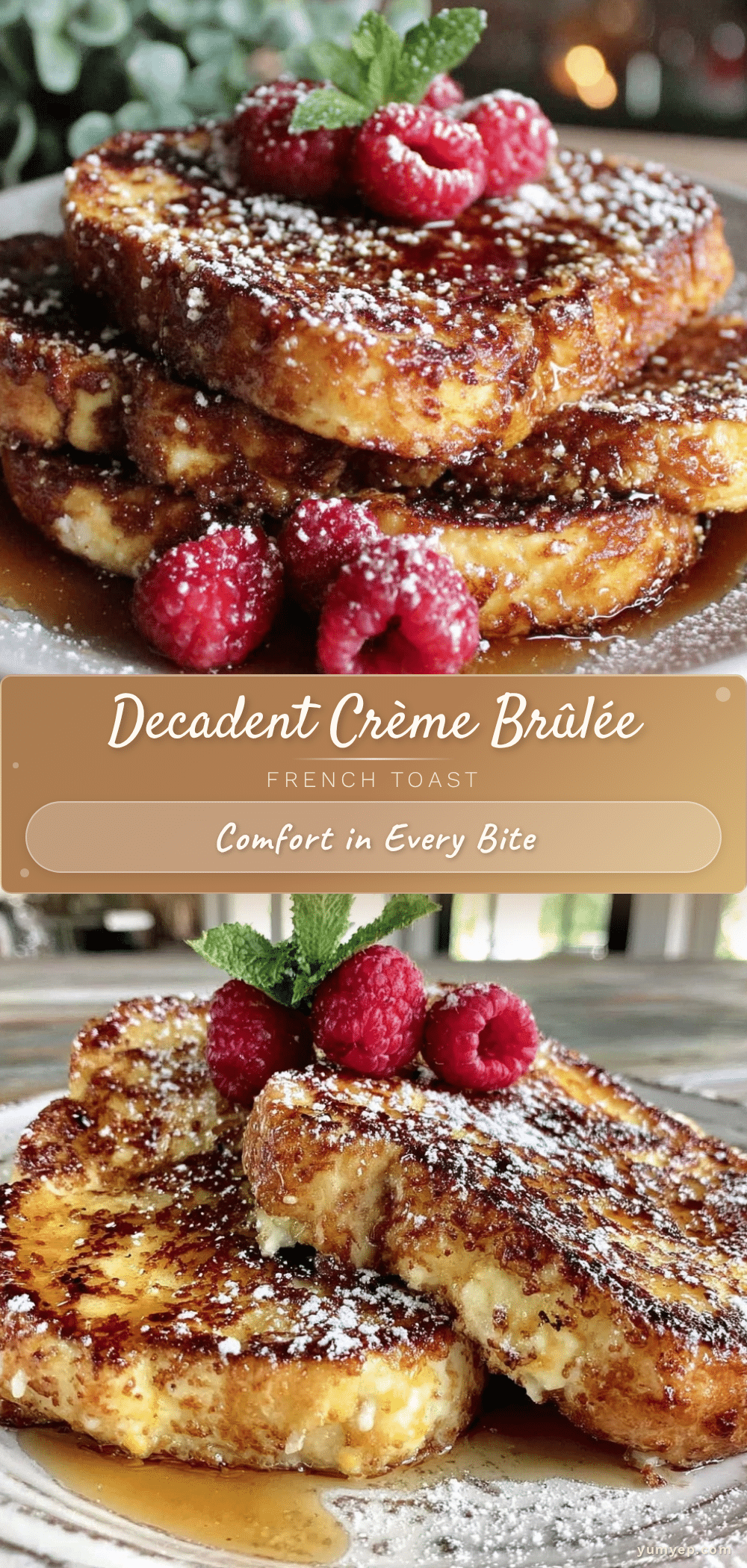 crème brûlée French toast recipe