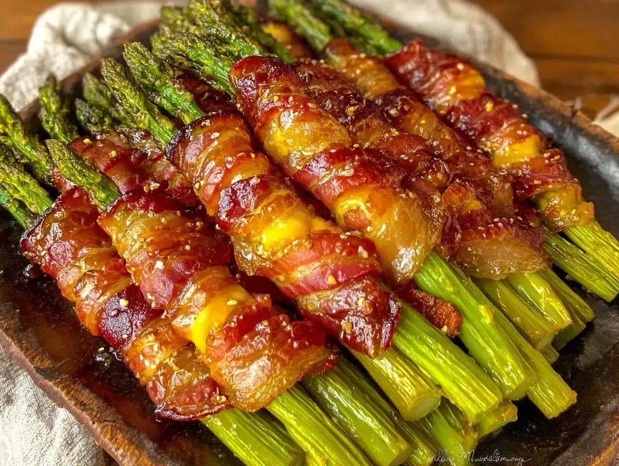 crispy bacon-wrapped asparagus bites preparation steps