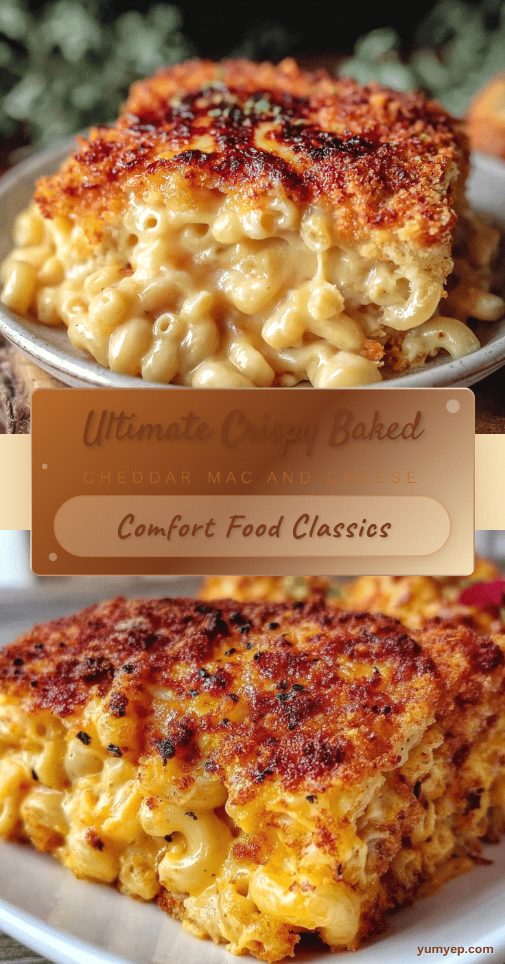 crispy baked cheddar mac and cheese recipe