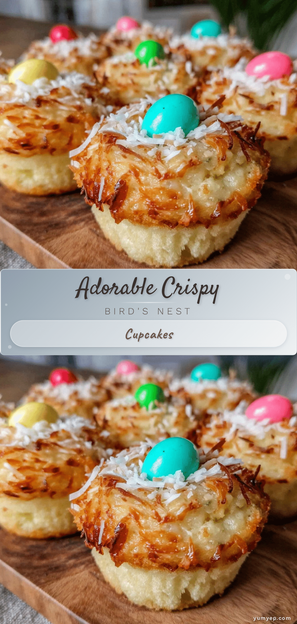crispy birds nest cupcakes recipe