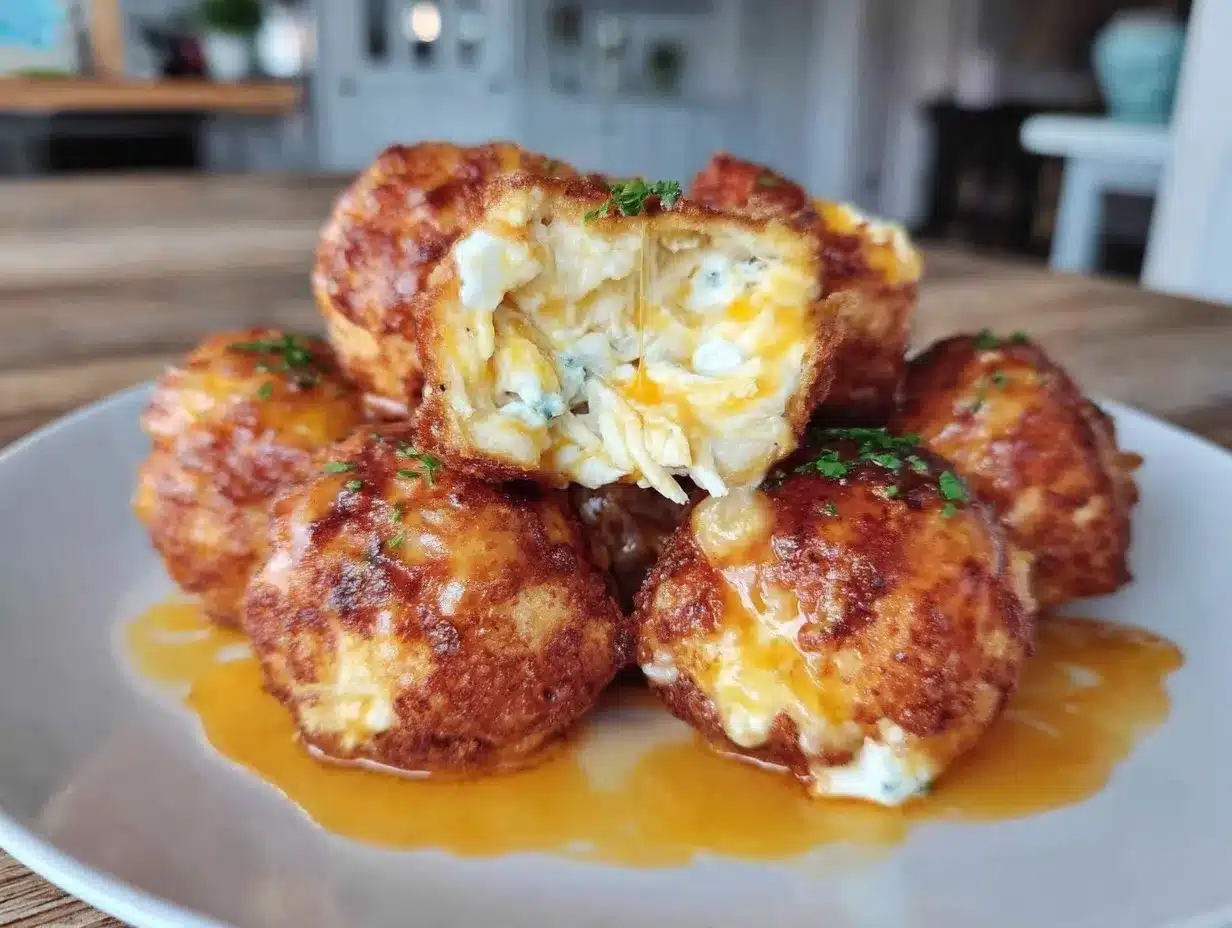 crispy buffalo chicken bombs preparation steps