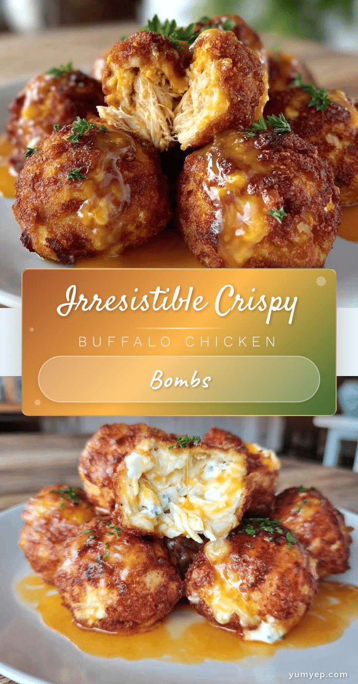 crispy buffalo chicken bombs recipe