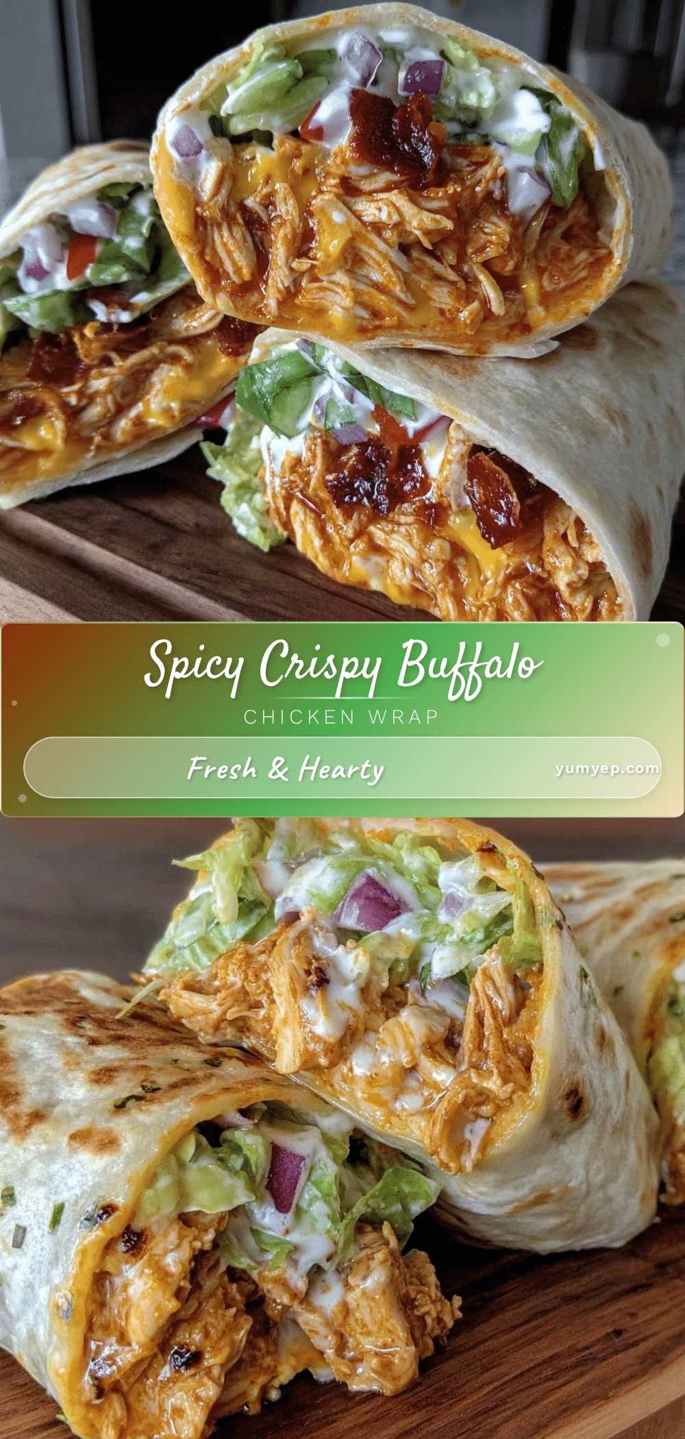 crispy buffalo chicken wrap recipe