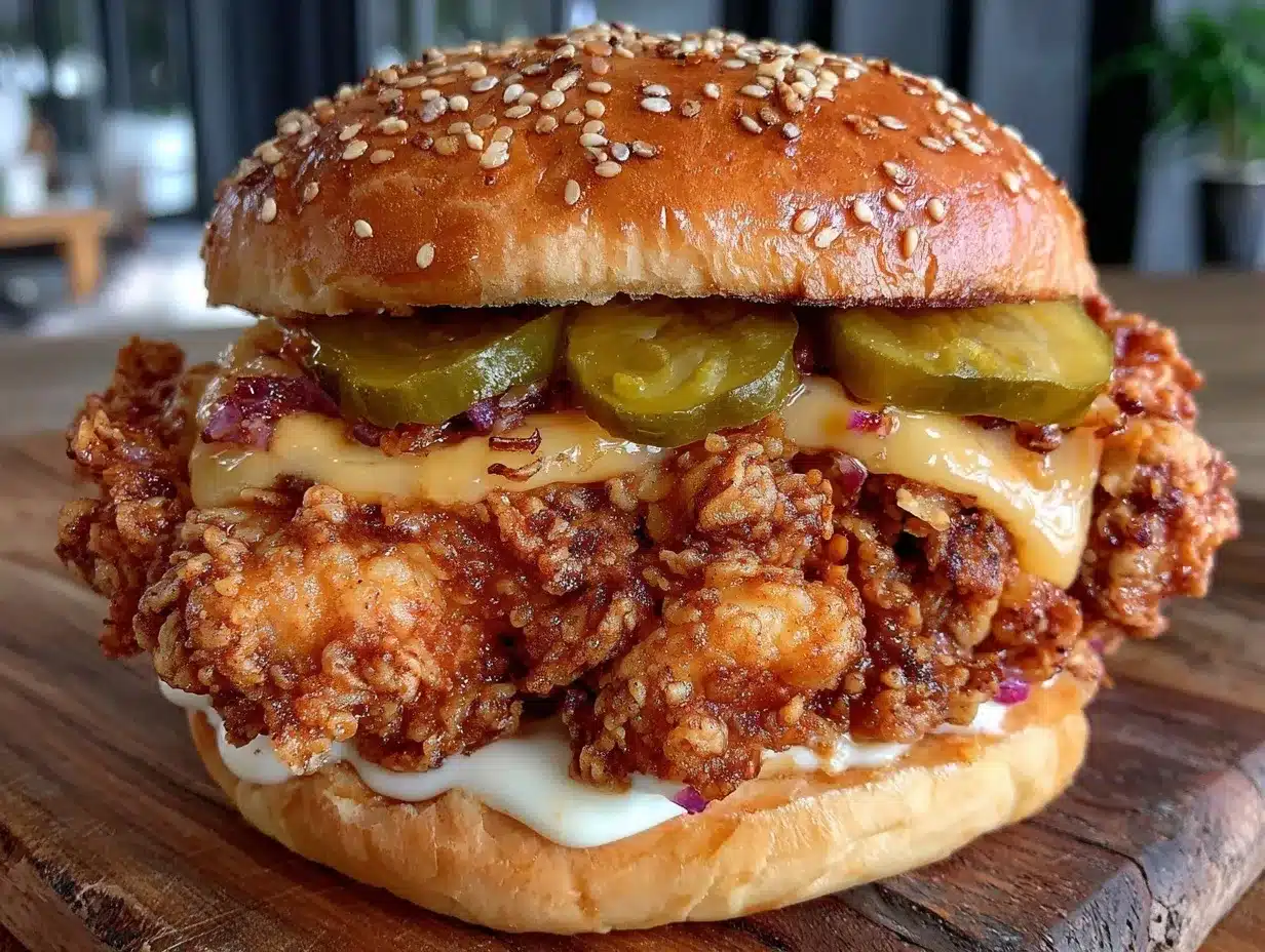 crispy chicken sandwich recipe preparation steps