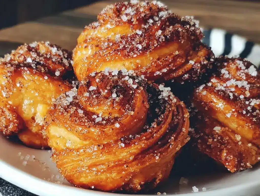 crispy churro cruffins - featured image