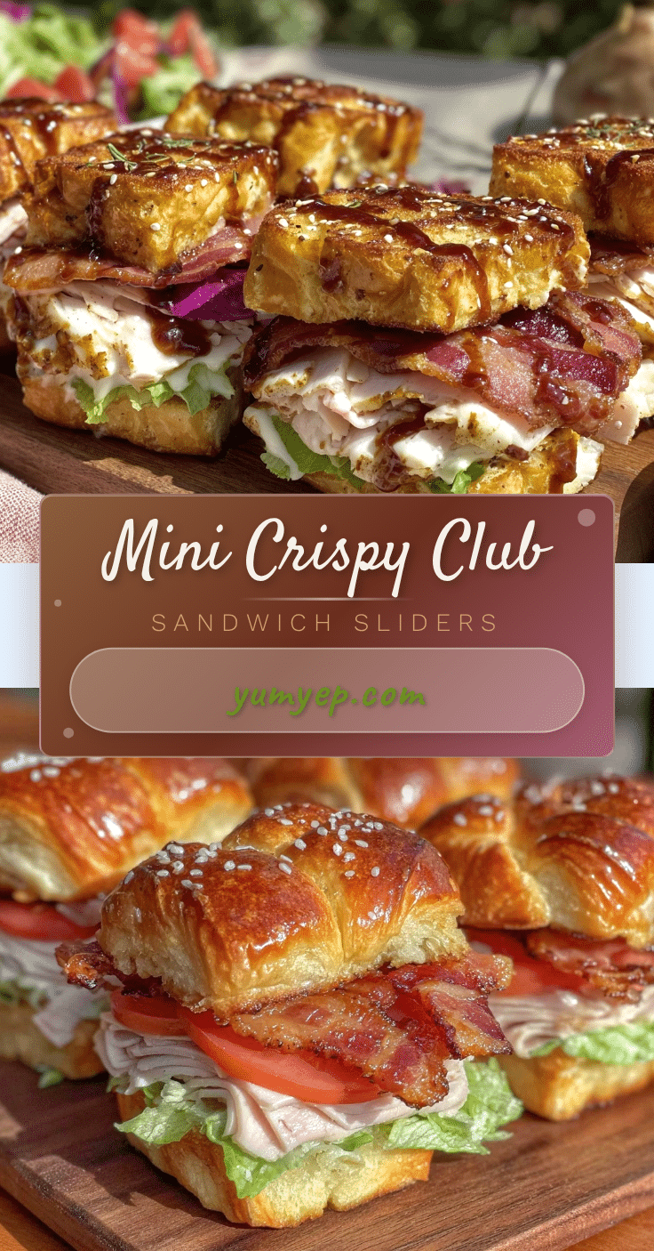 crispy club sandwich sliders recipe