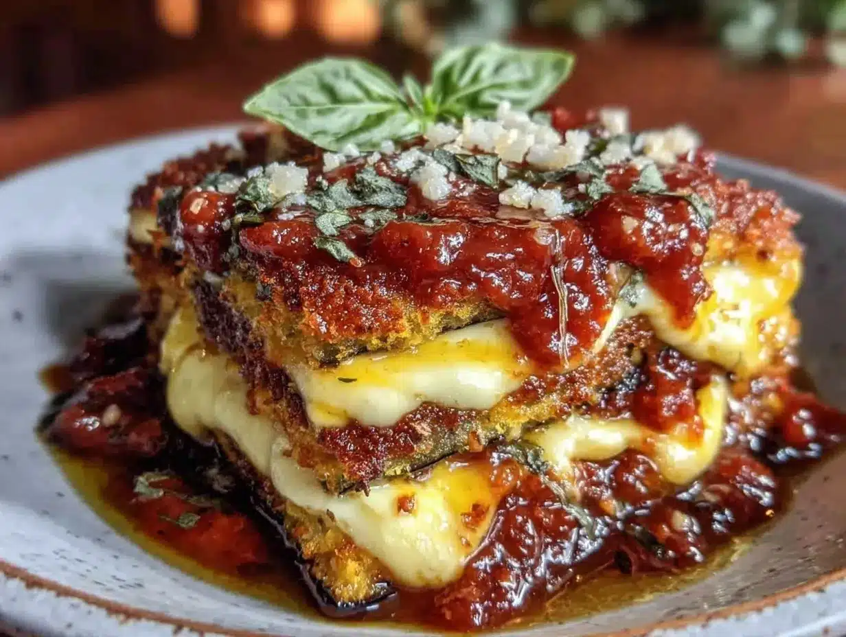 crispy eggplant parmesan preparation steps