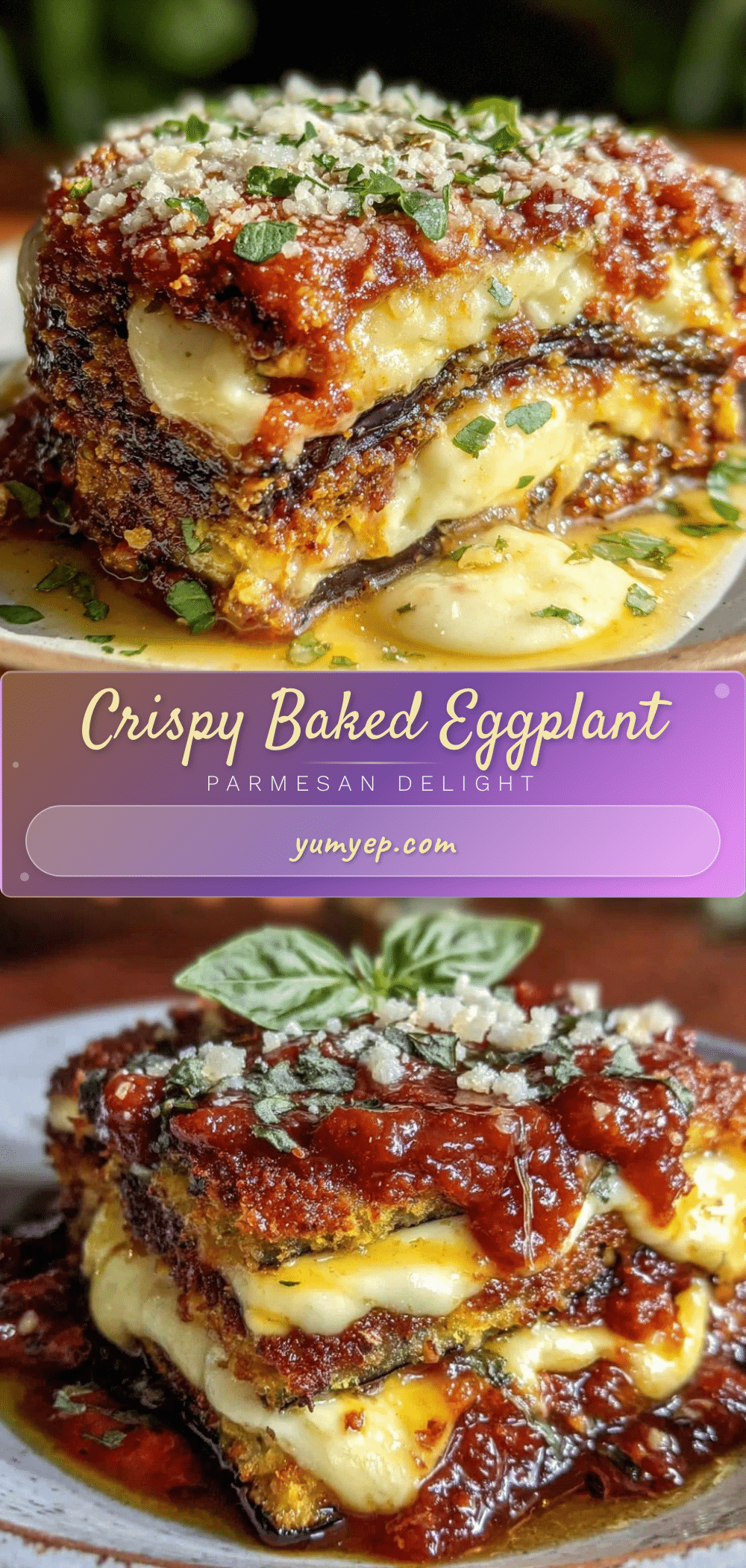 crispy eggplant parmesan recipe