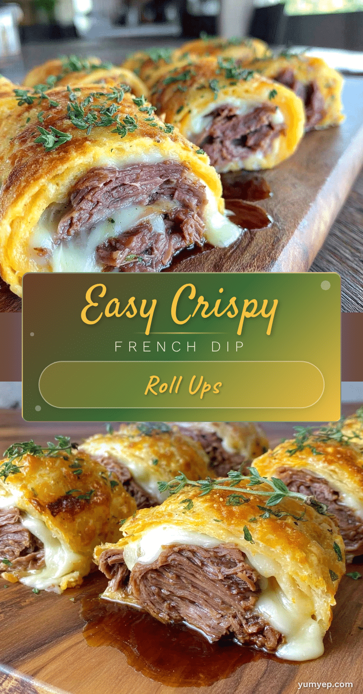 Crispy French Dip Tortilla Roll Ups recipe