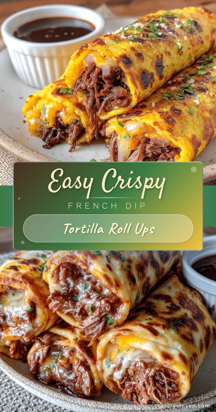 crispy french dip tortilla roll ups recipe