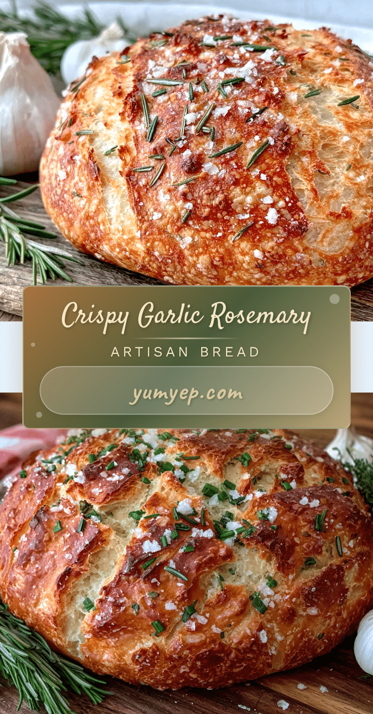 crispy garlic rosemary bread recipe