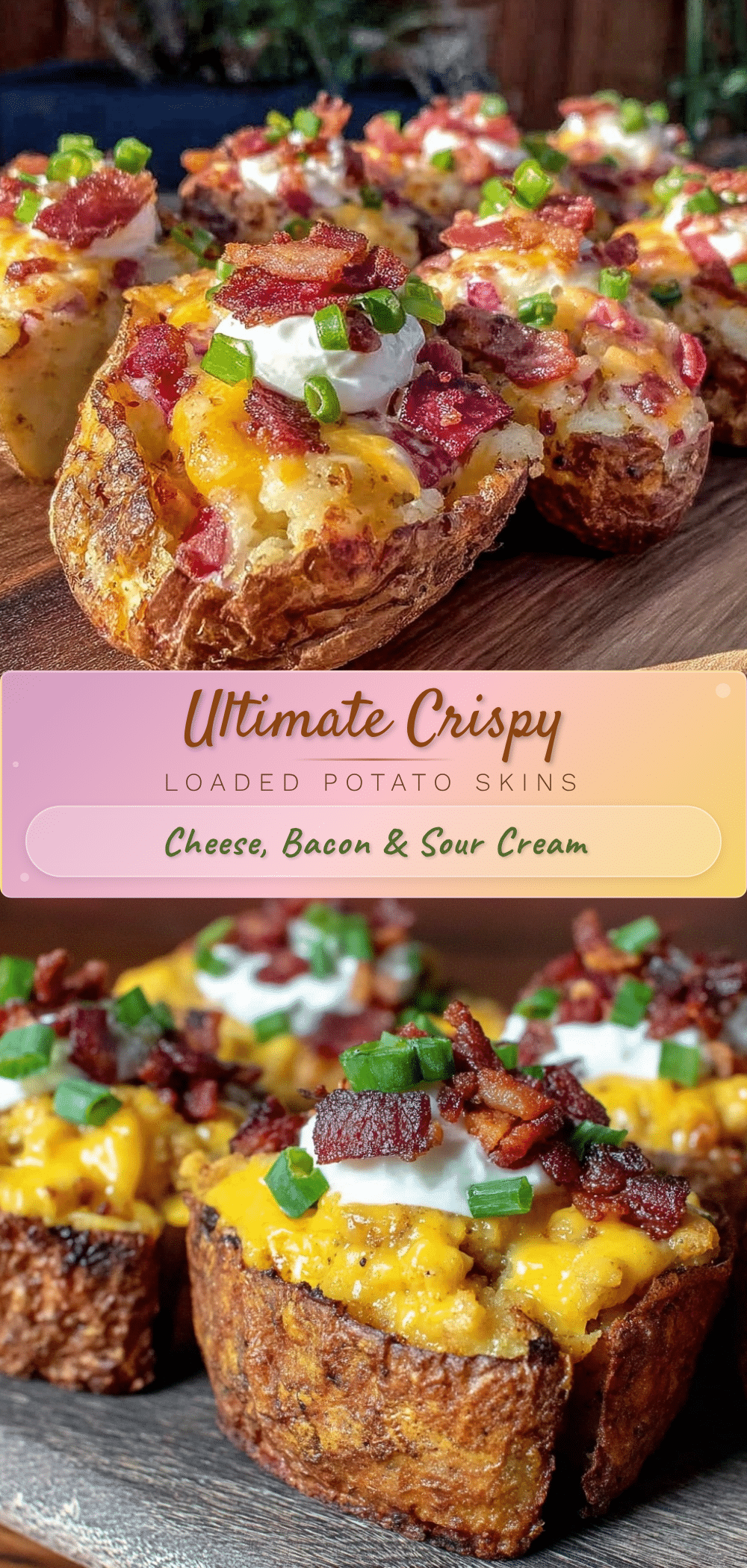 crispy loaded potato skins bar recipe