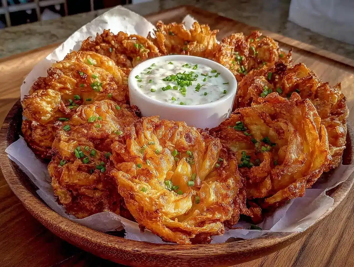 crispy mini bloomin onions recipe preparation steps