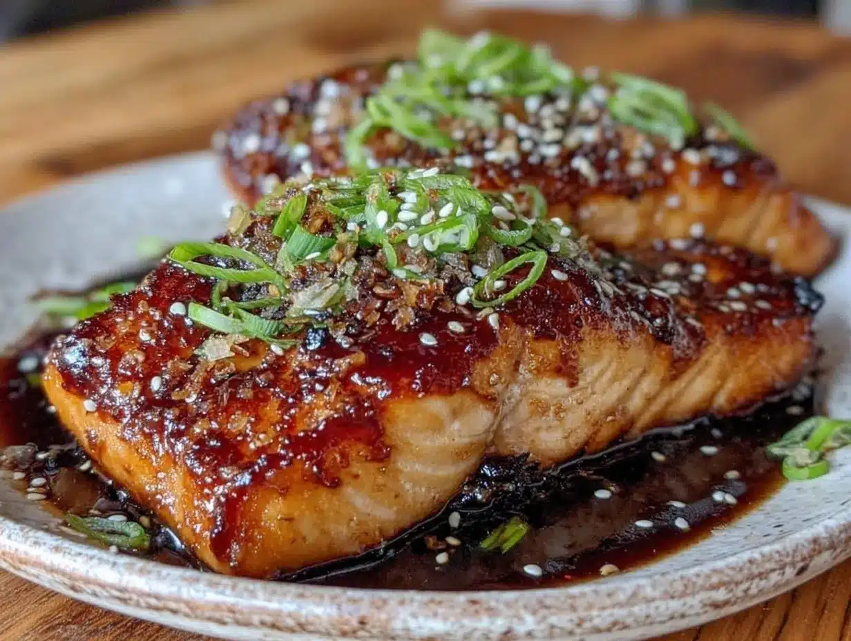 crispy miso glazed salmon preparation steps