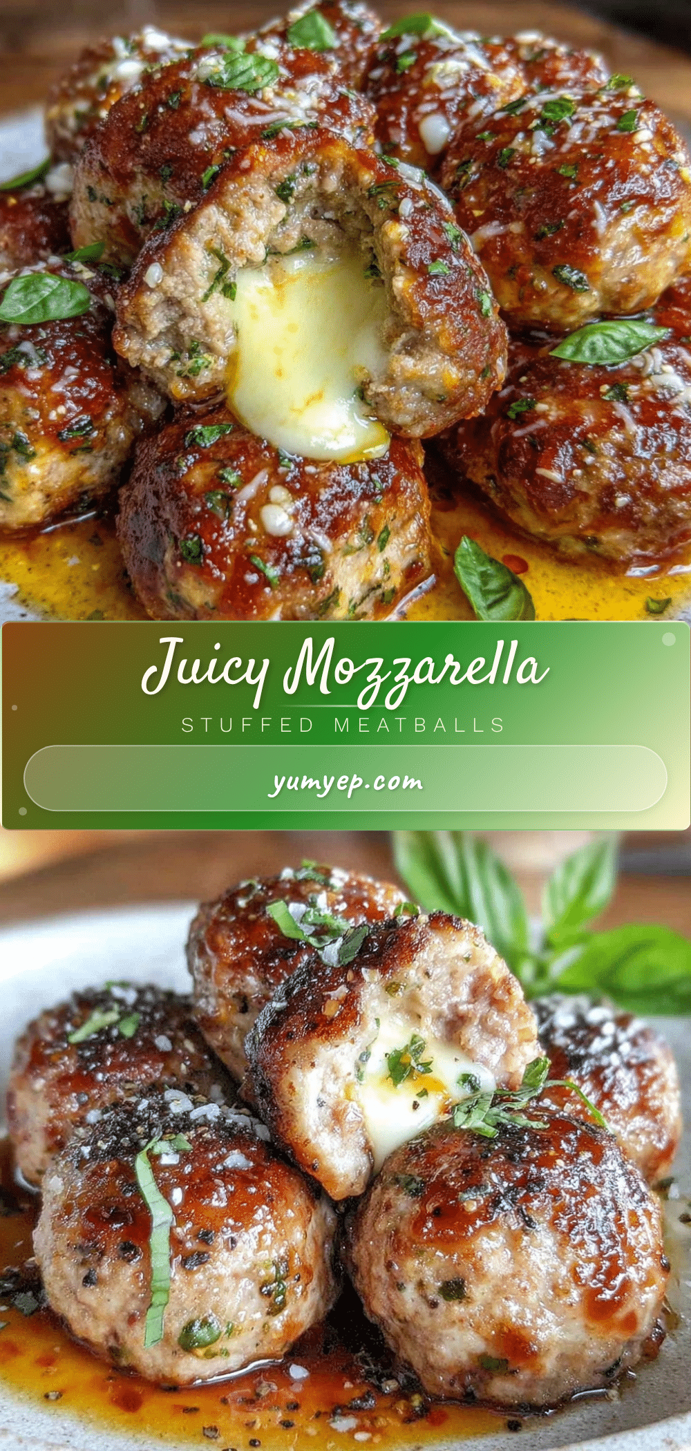 crispy mozzarella stuffed meatballs recipe