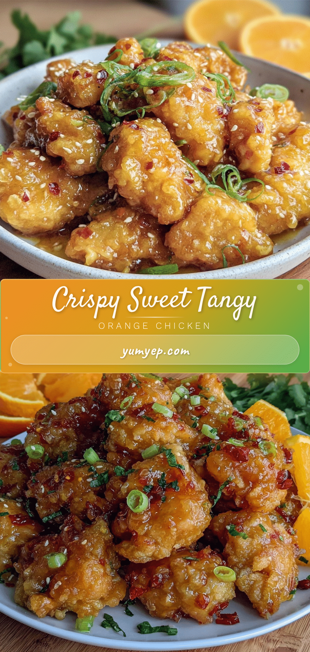 crispy orange chicken recipe