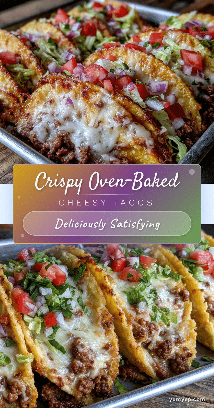 crispy oven-baked cheesy tacos recipe
