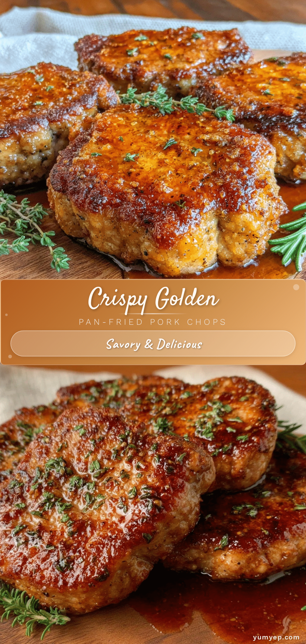 crispy pan-fried pork chops recipe