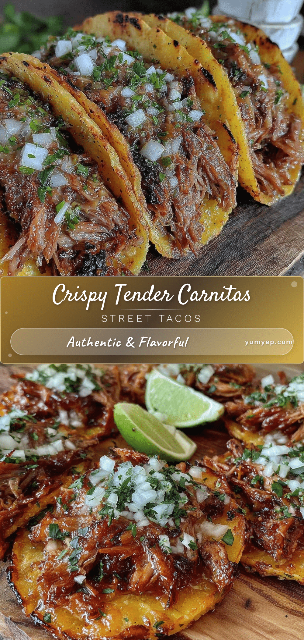 crispy tender carnitas street tacos recipe