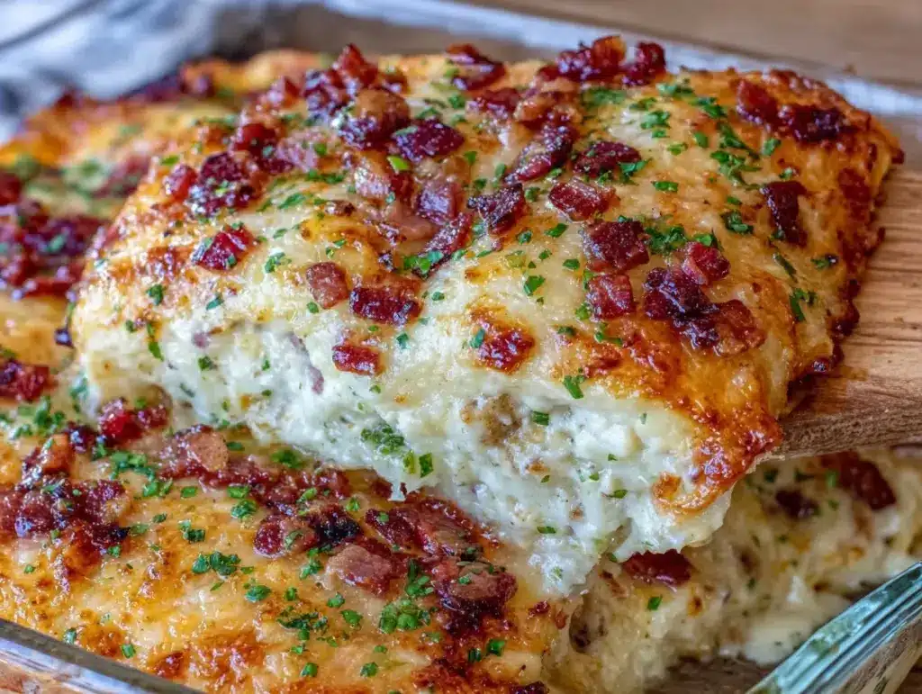 easy cheesy overnight breakfast enchiladas - featured image