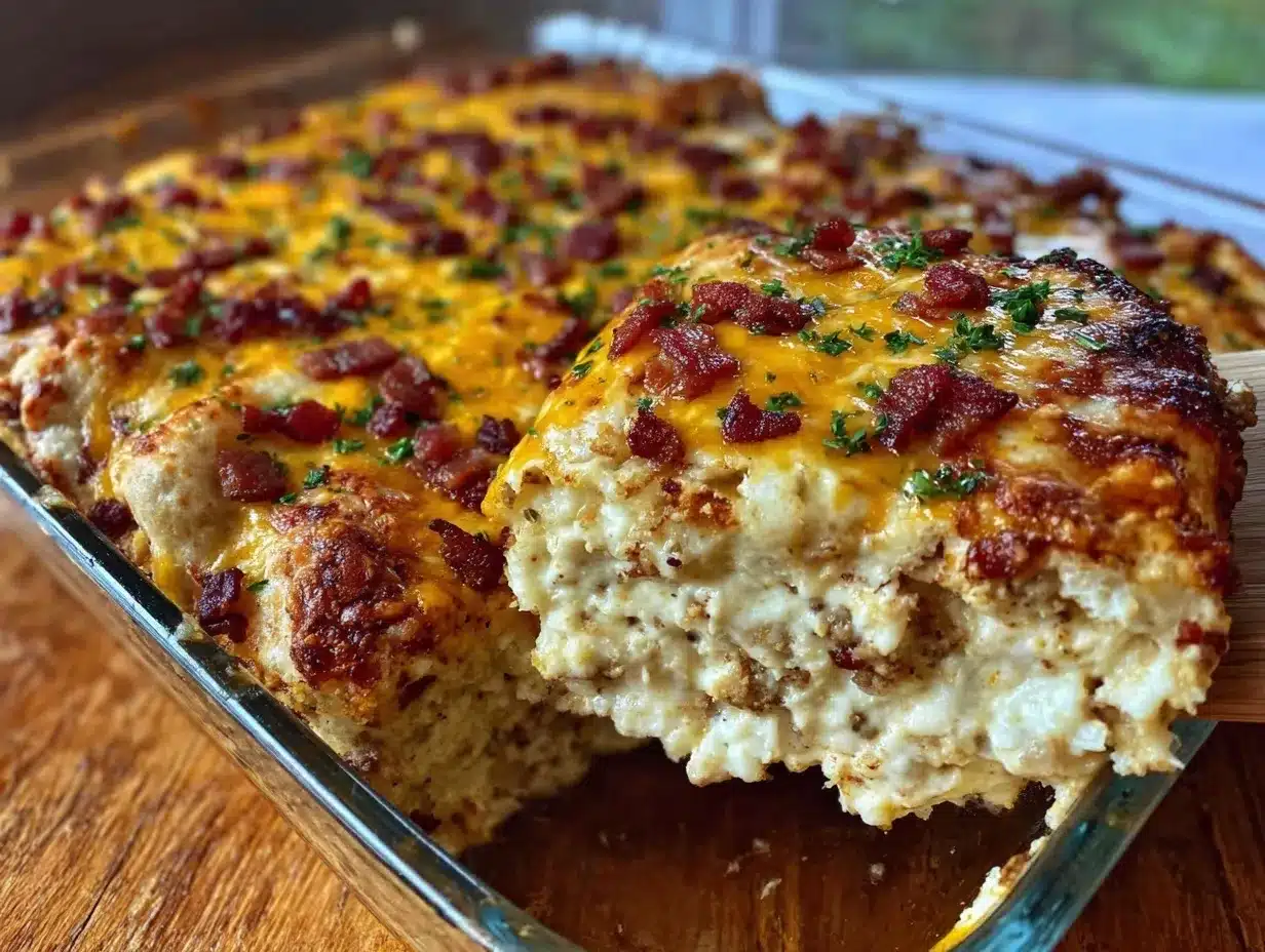 easy cheesy overnight breakfast enchiladas preparation steps