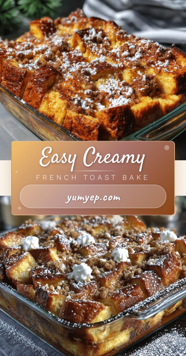 easy creamy french toast bake recipe