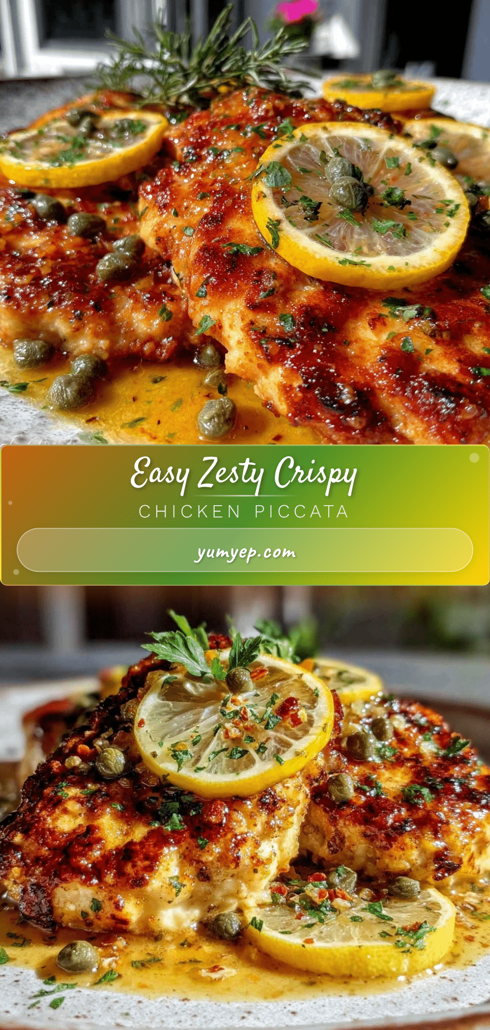 Easy Crispy Chicken Piccata recipe