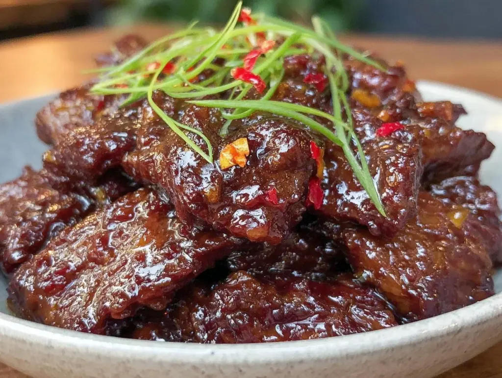 Easy Crispy Mongolian Beef - featured image