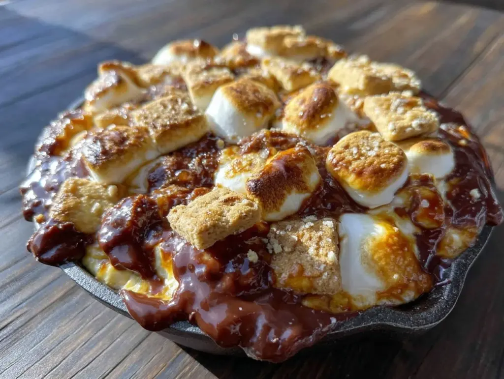easy gooey smores dip - featured image