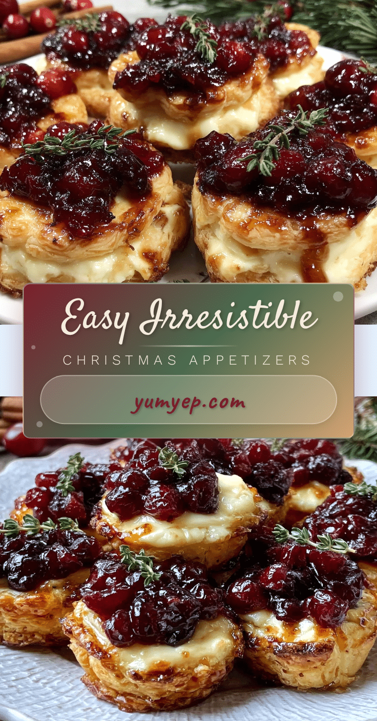 easy irresistible Christmas appetizers recipe
