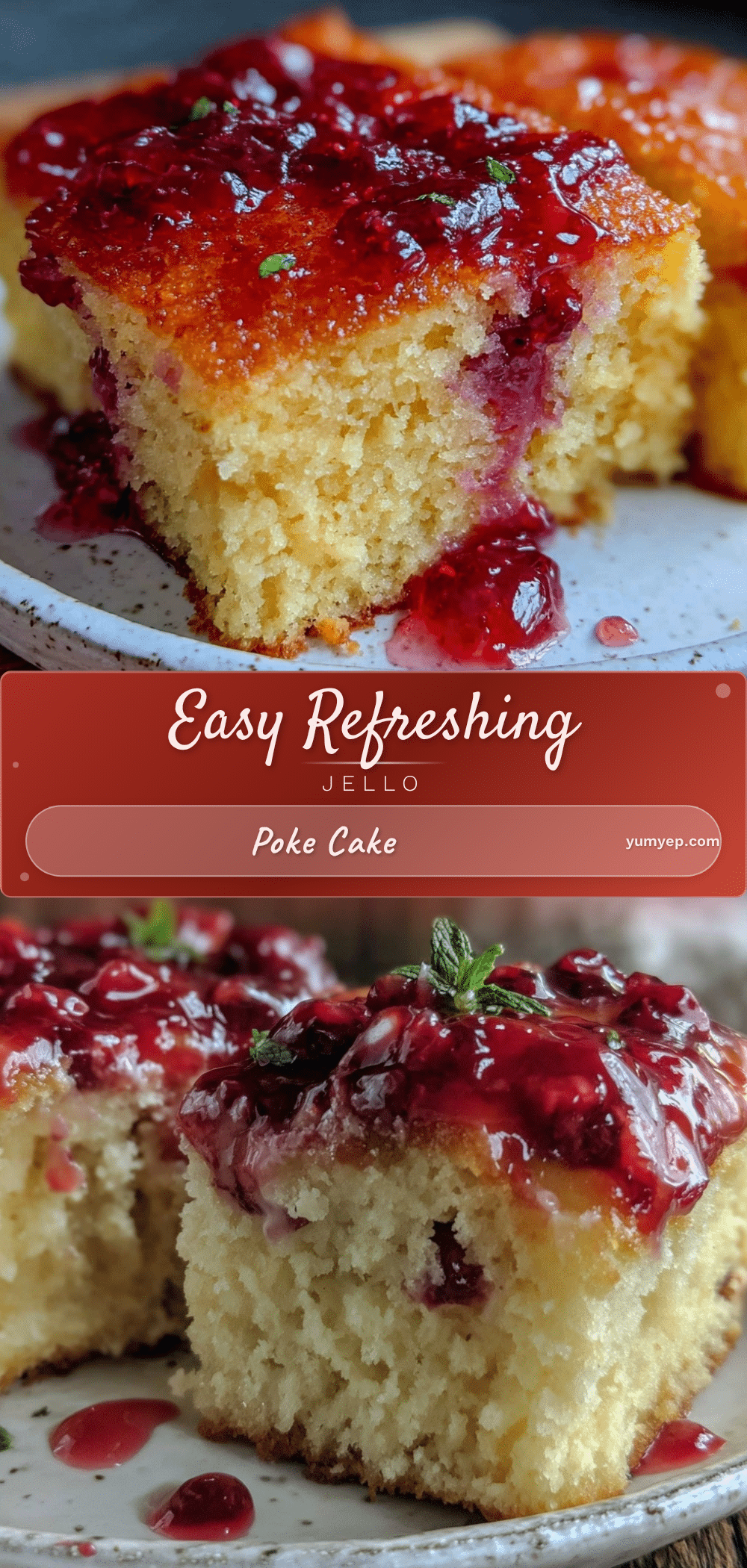 easy jello poke cake recipe