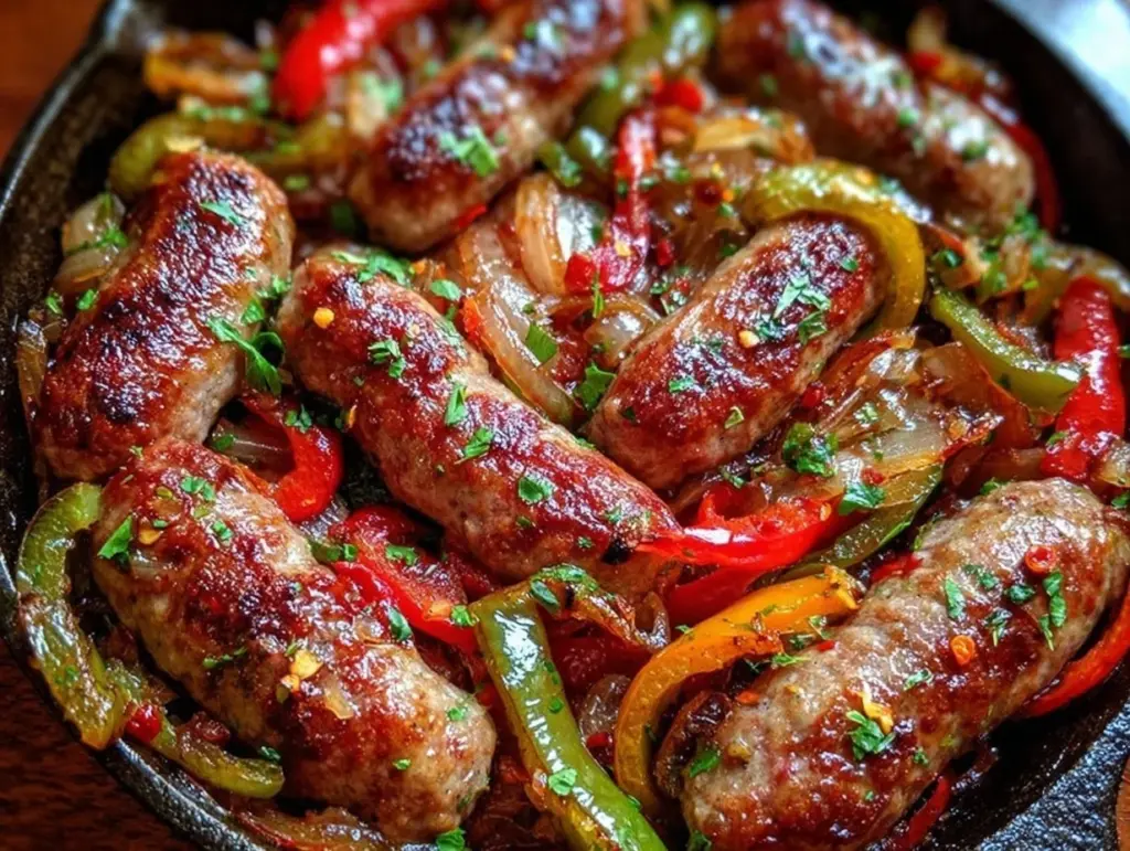 Easy One-Pan Crispy Italian Sausage and Peppers - featured image