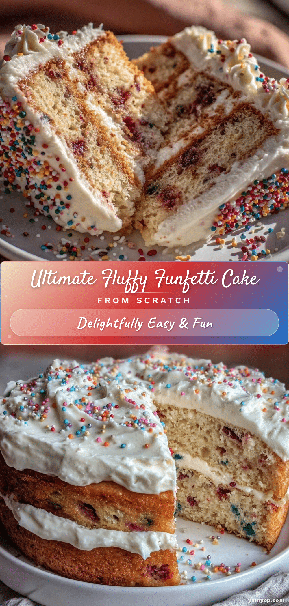 fluffy funfetti cake recipe from scratch recipe