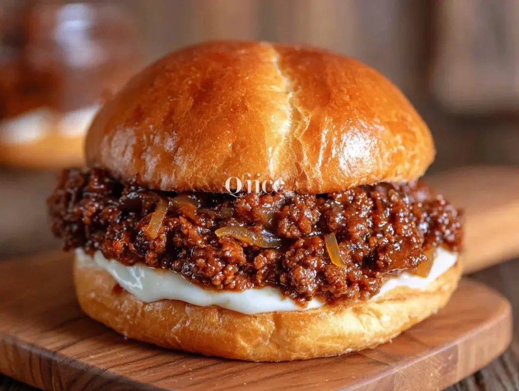 French Onion Beef Sloppy Joes - featured image