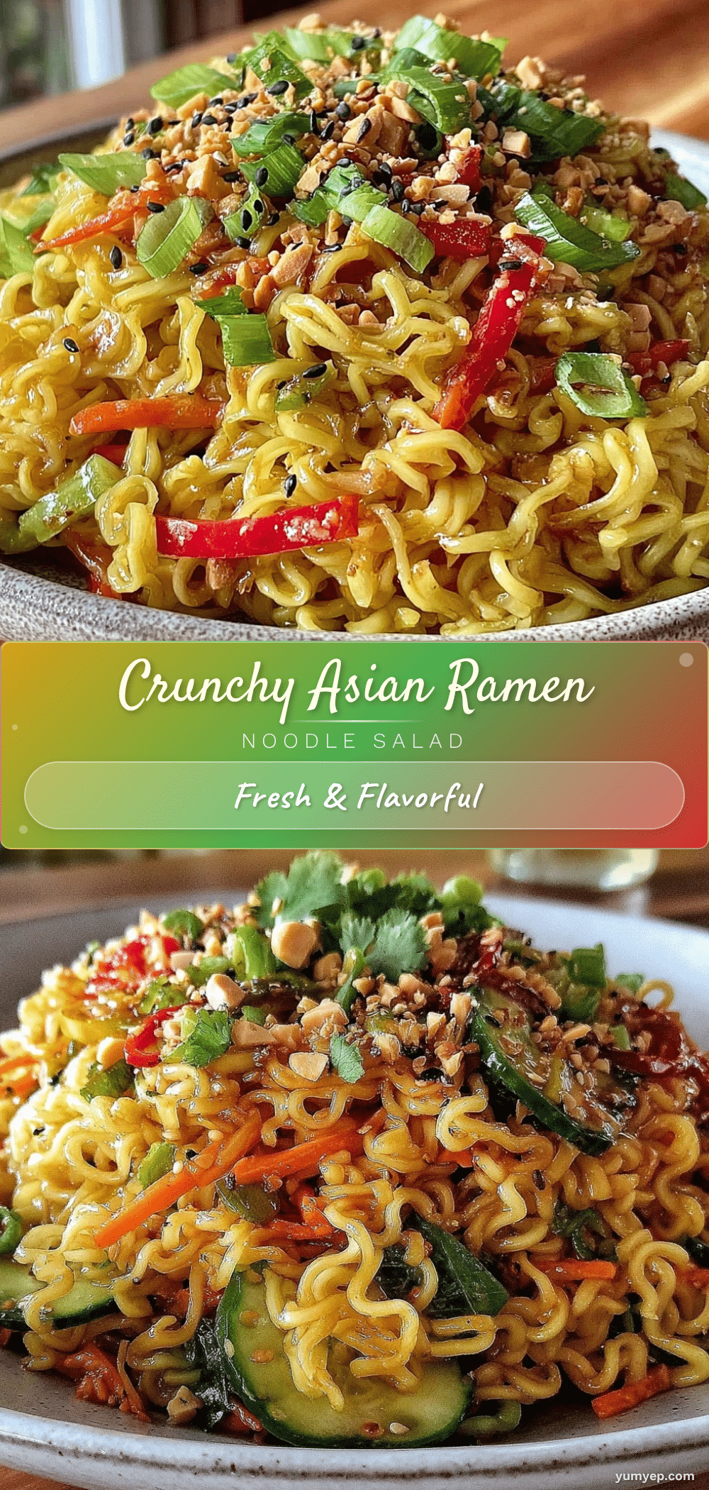 fresh asian ramen noodle salad recipe