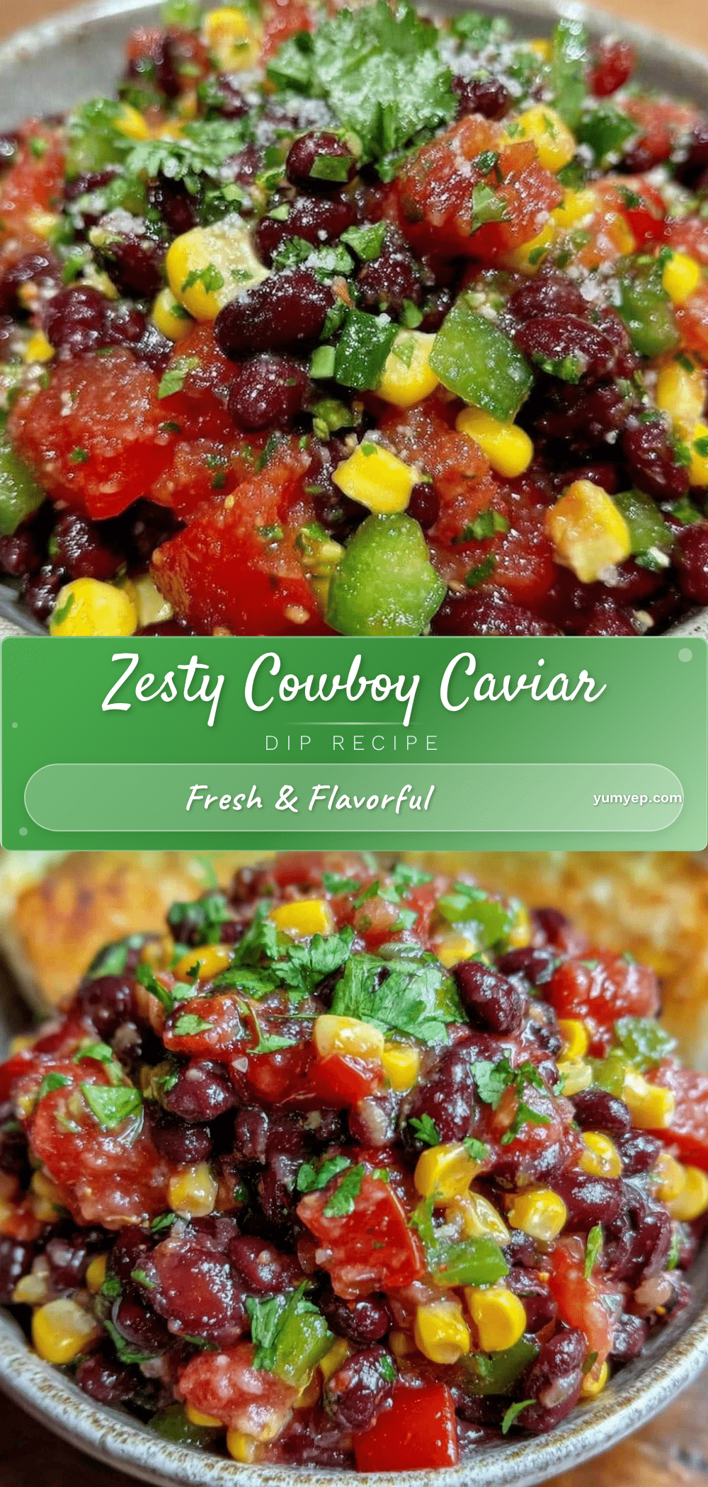 fresh cowboy caviar dip recipe