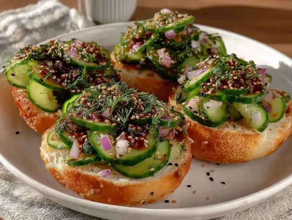 fresh cucumber salad - featured image
