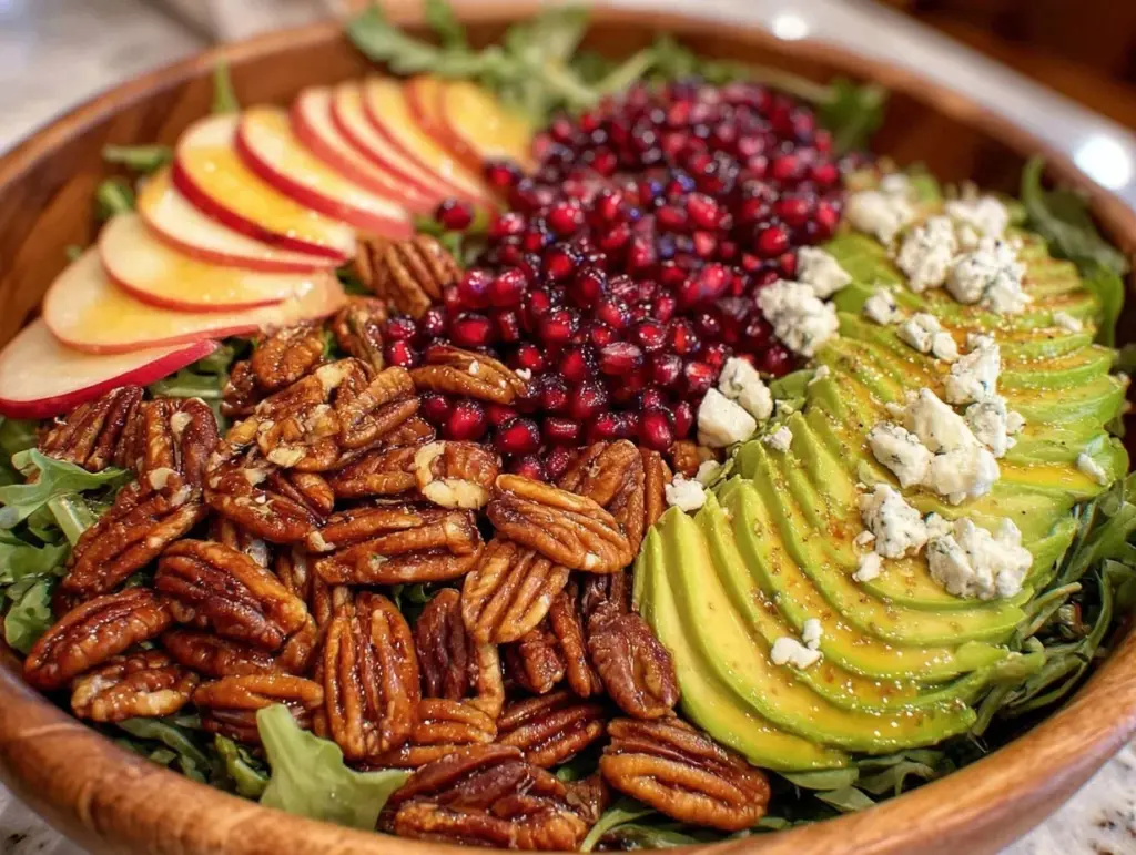 fresh winter christmas salad - featured image