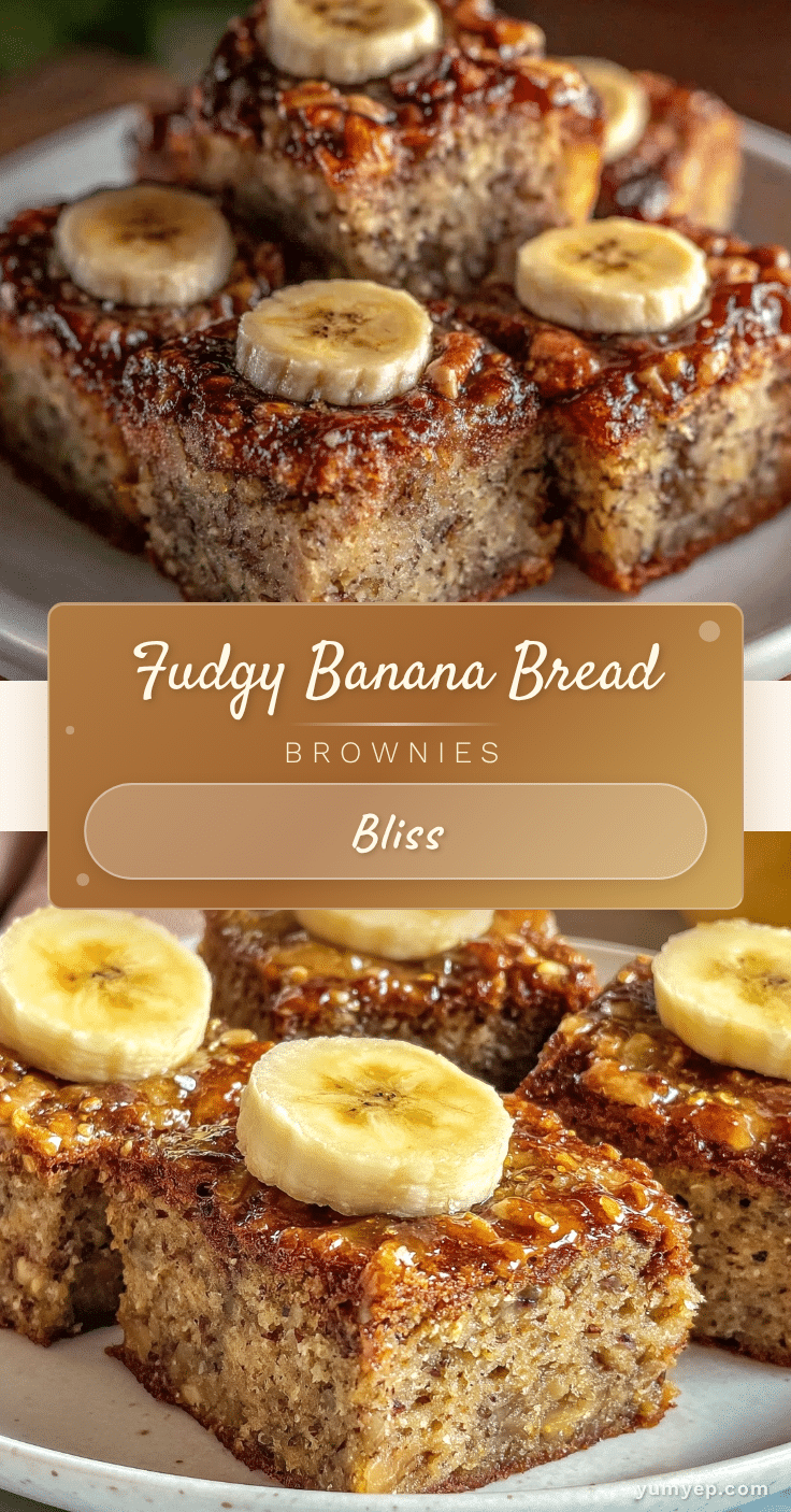 fudgy banana bread brownies recipe
