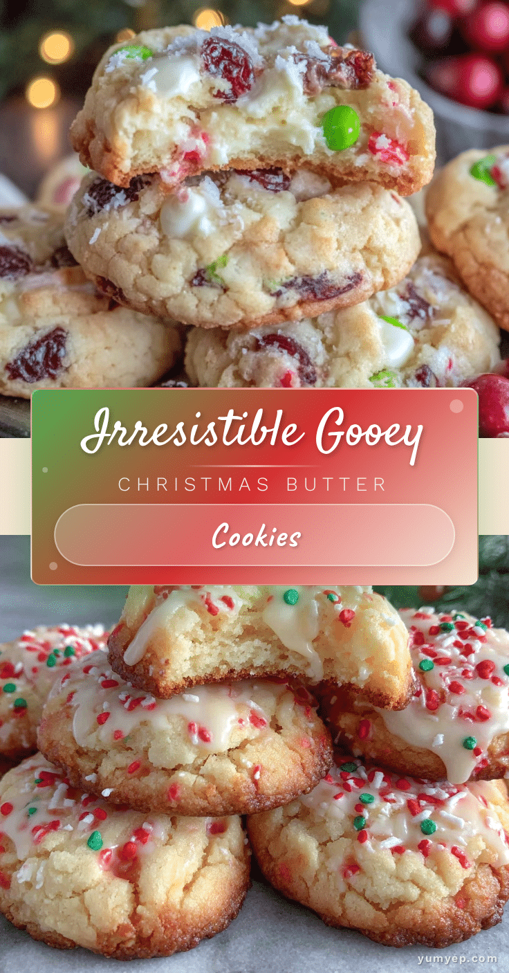 gooey Christmas butter cookies recipe