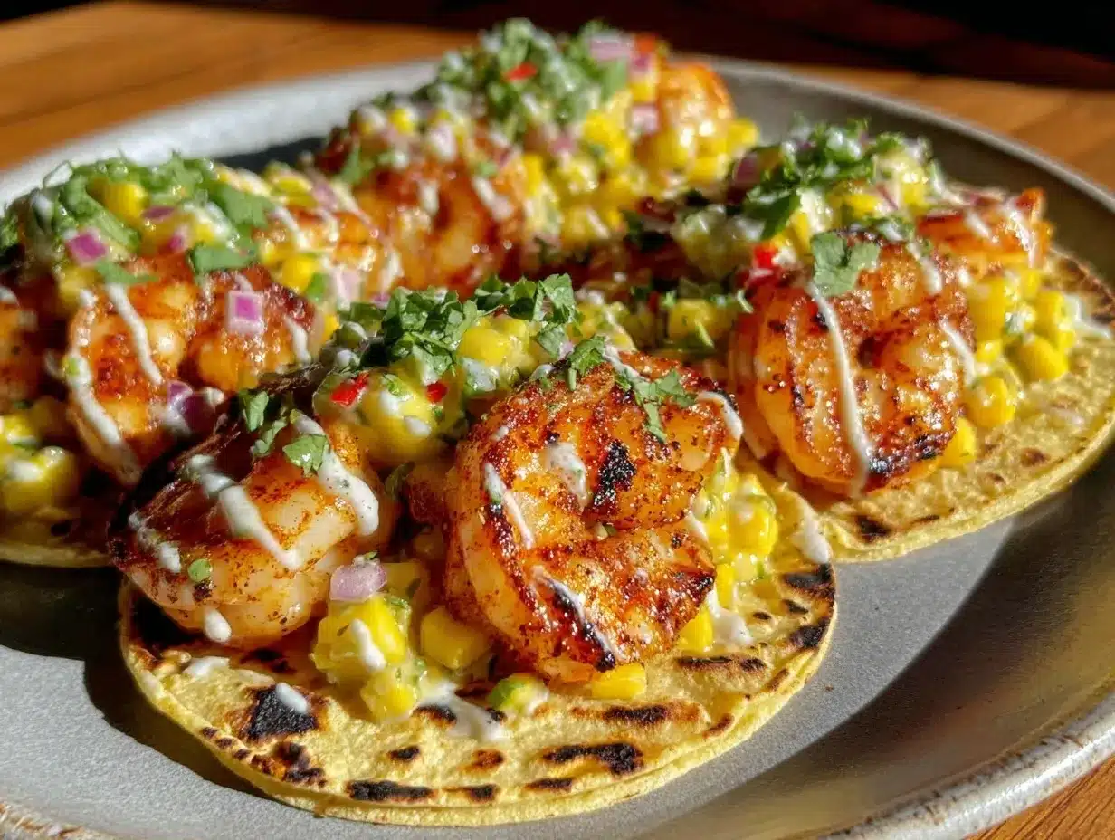 grilled shrimp tacos preparation steps