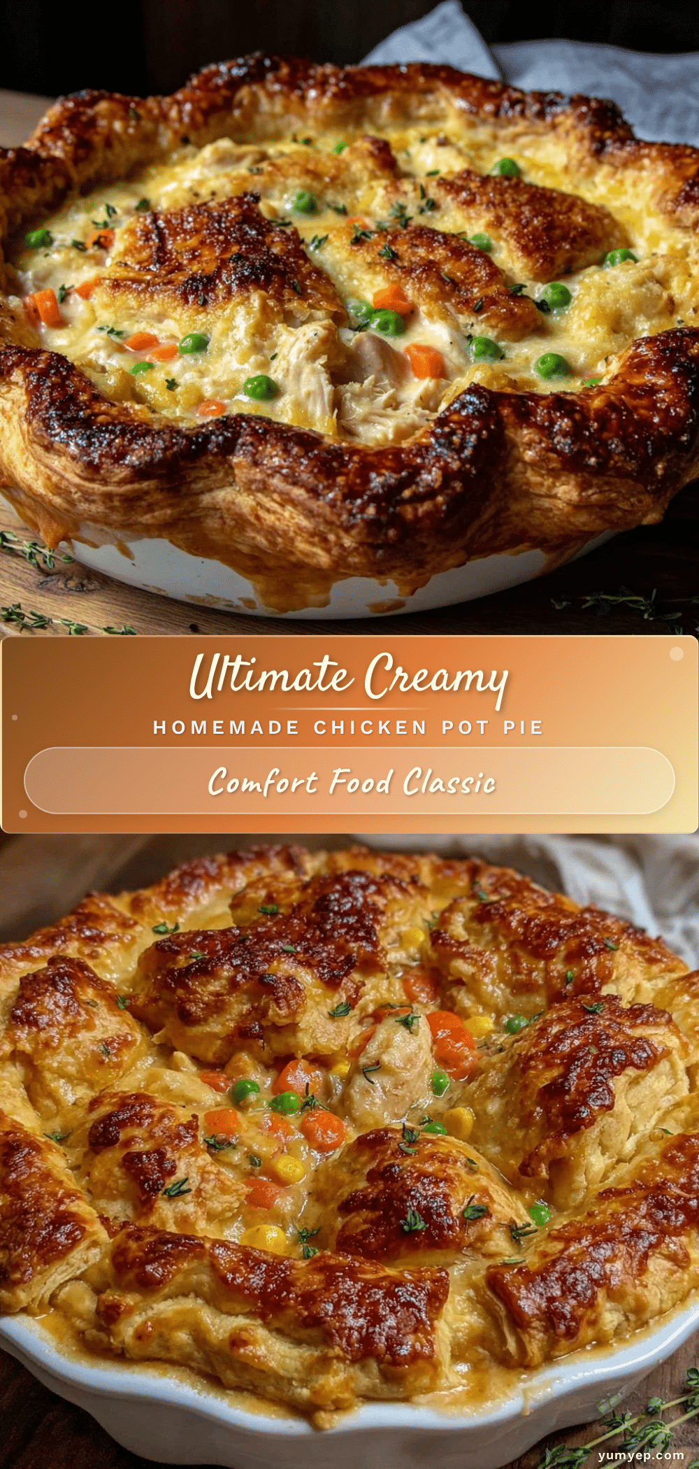 homemade chicken pot pie recipe