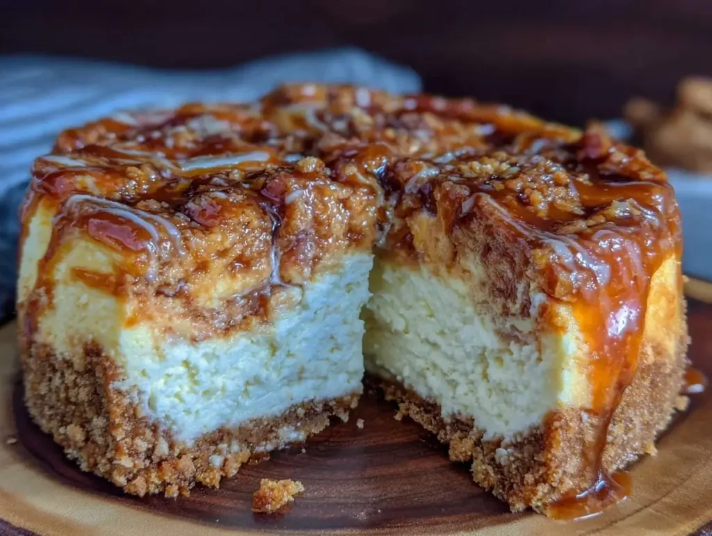 honey bun cheesecake - featured image