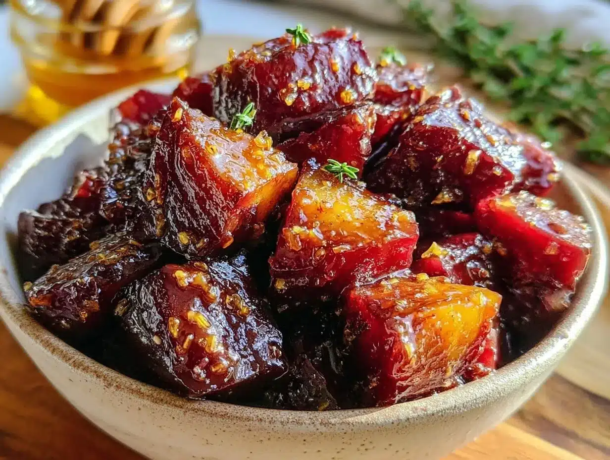 honey glazed beets preparation steps