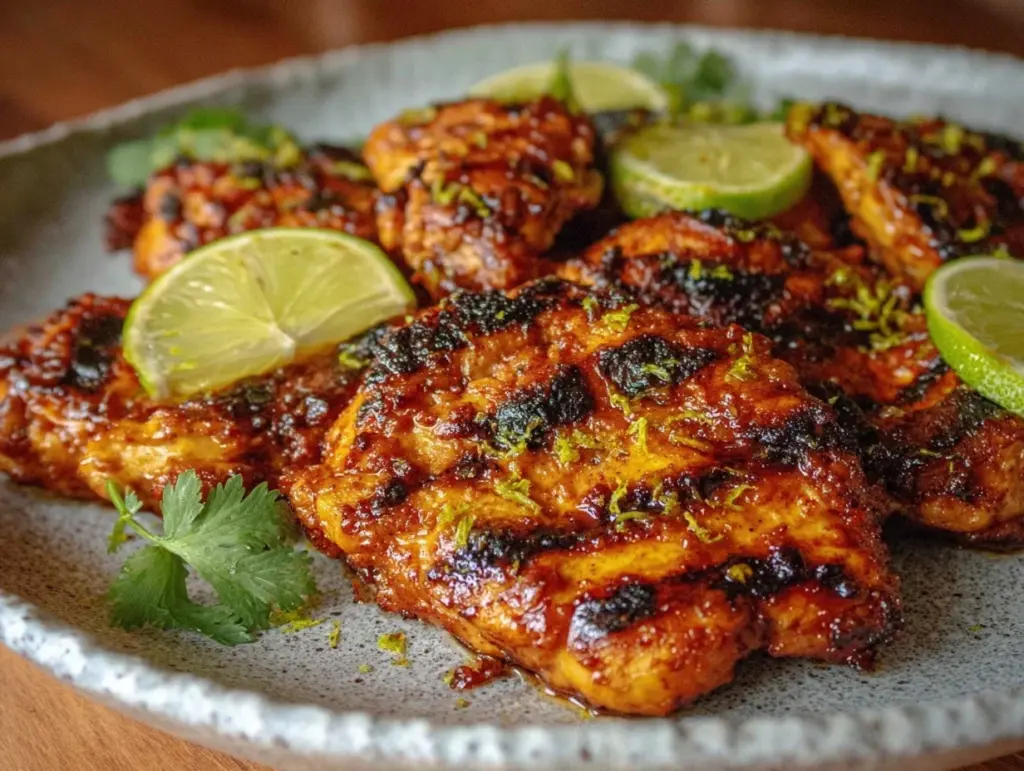 honey lime grilled chicken - featured image