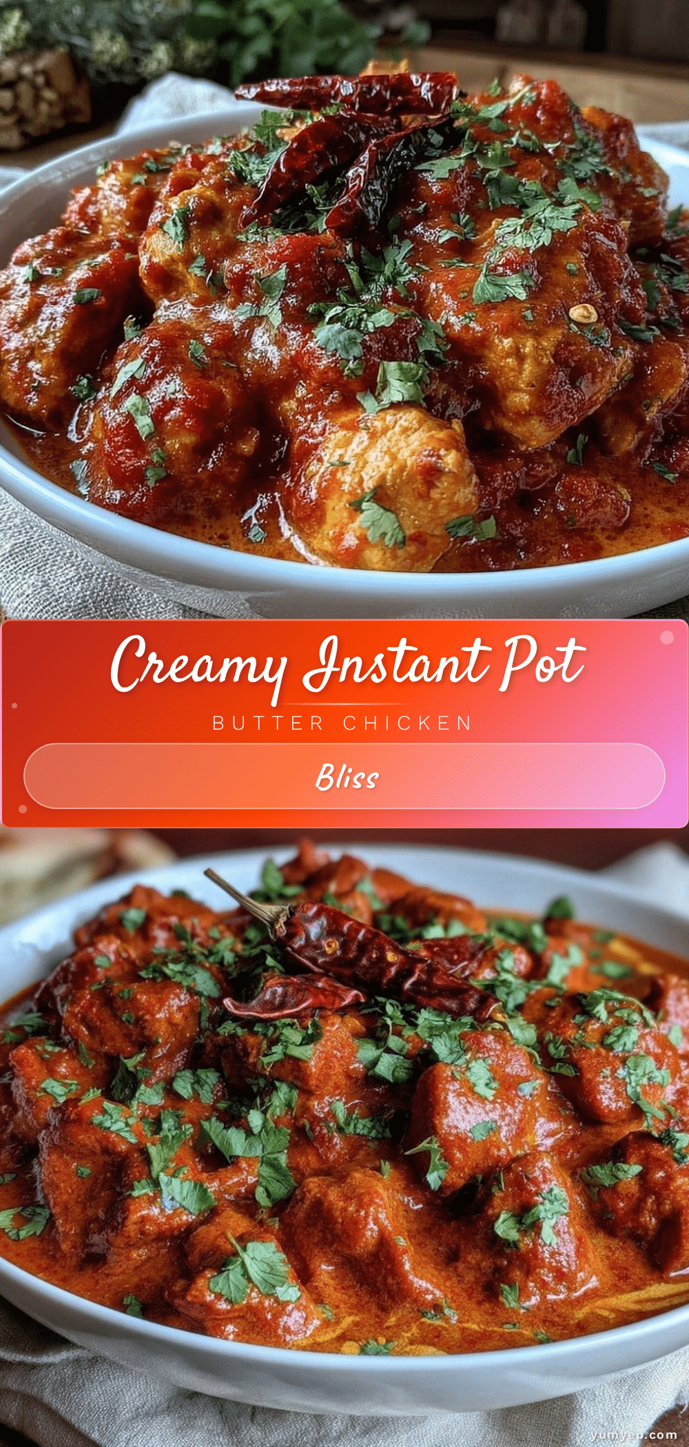 Instant Pot butter chicken recipe