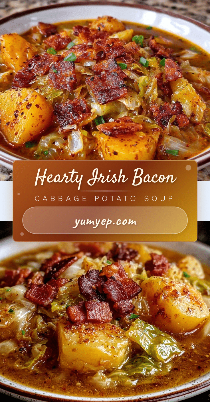Irish bacon cabbage potato soup recipe