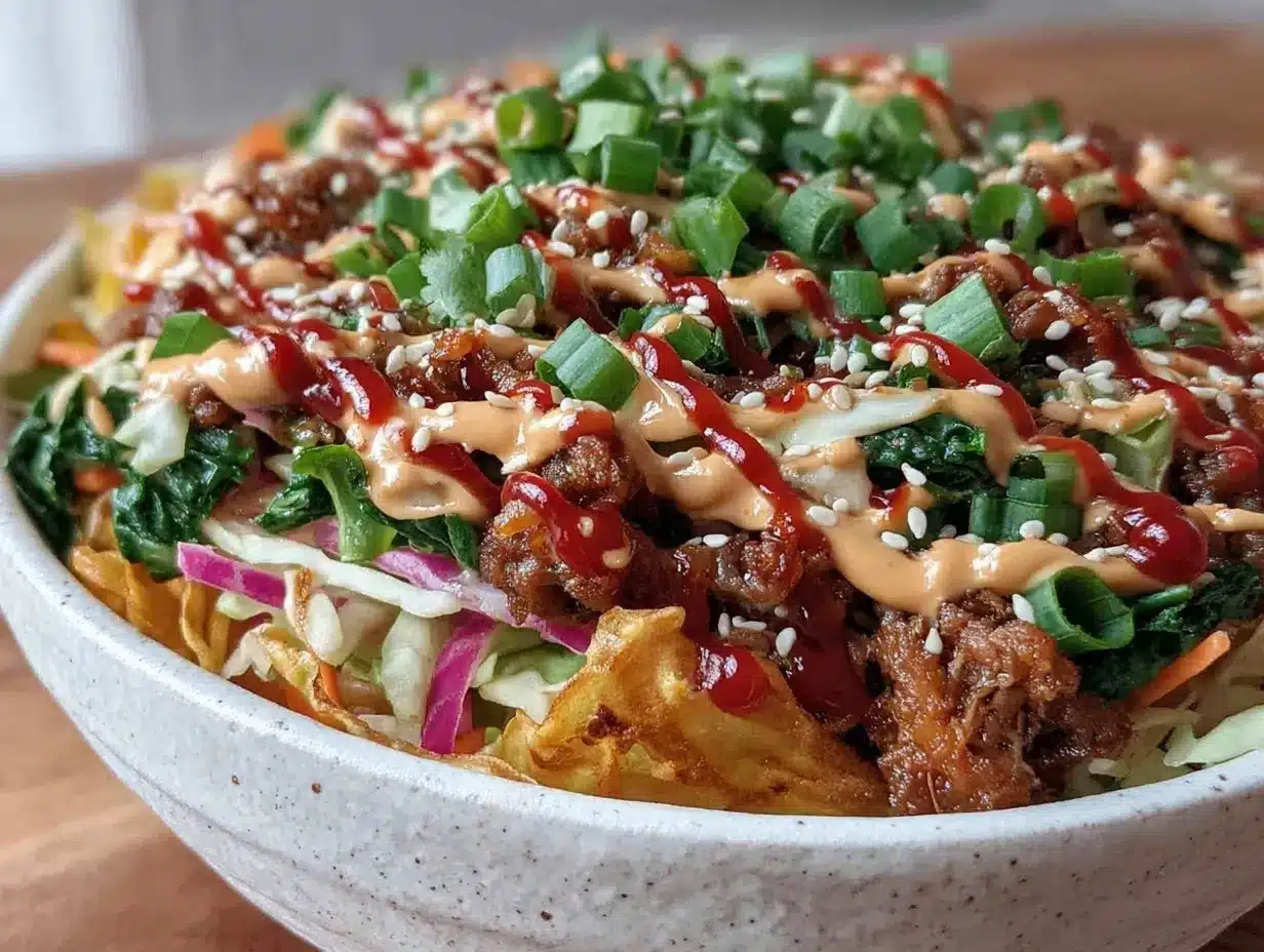 keto egg roll bowls preparation steps