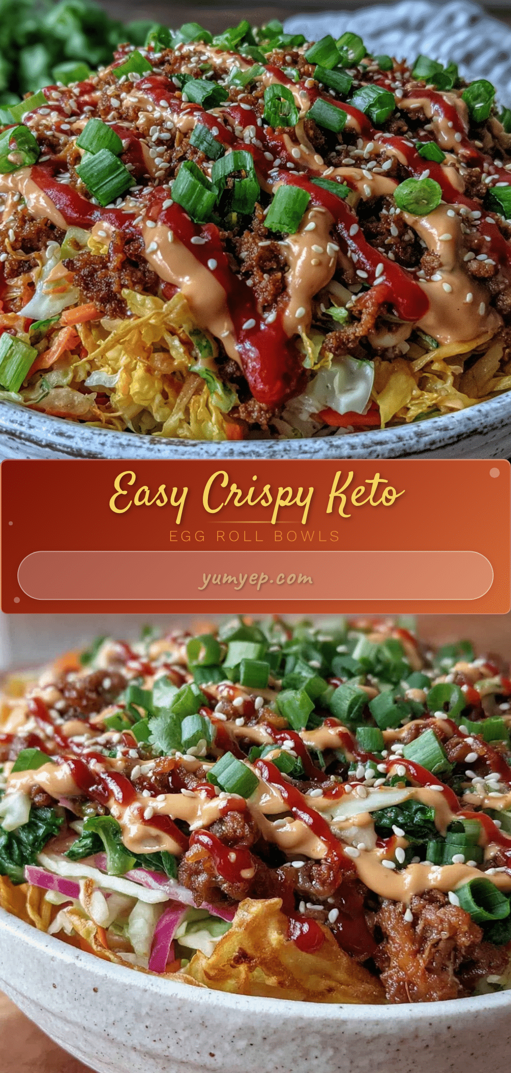 keto egg roll bowls recipe