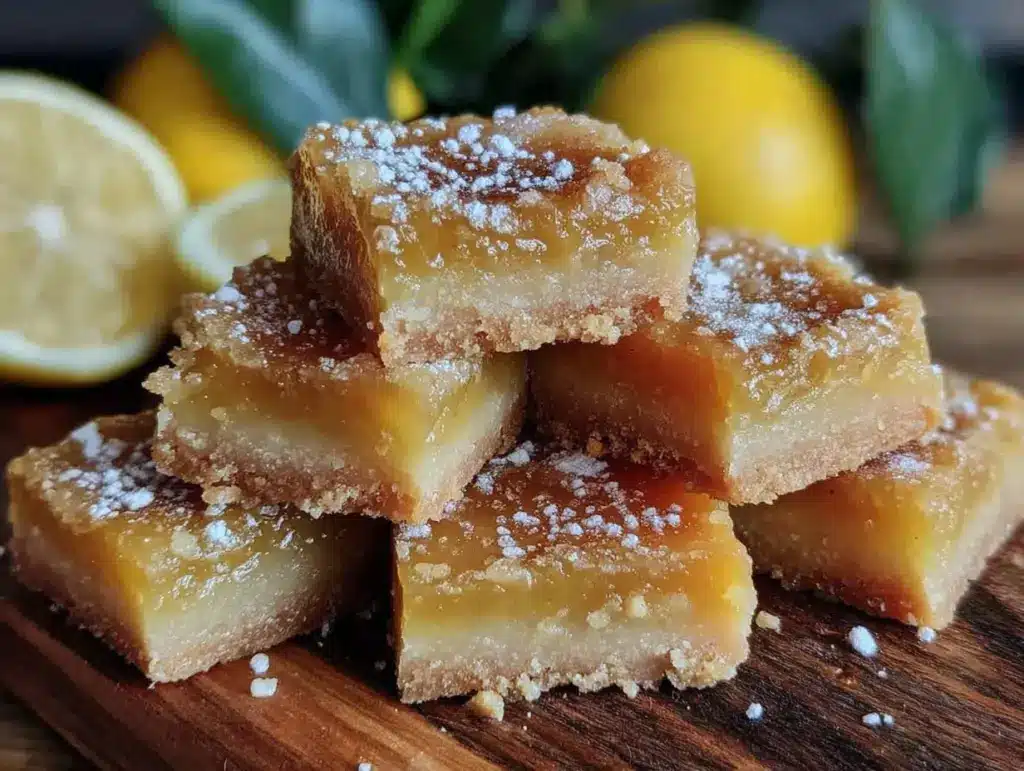 lemon bars recipe - featured image
